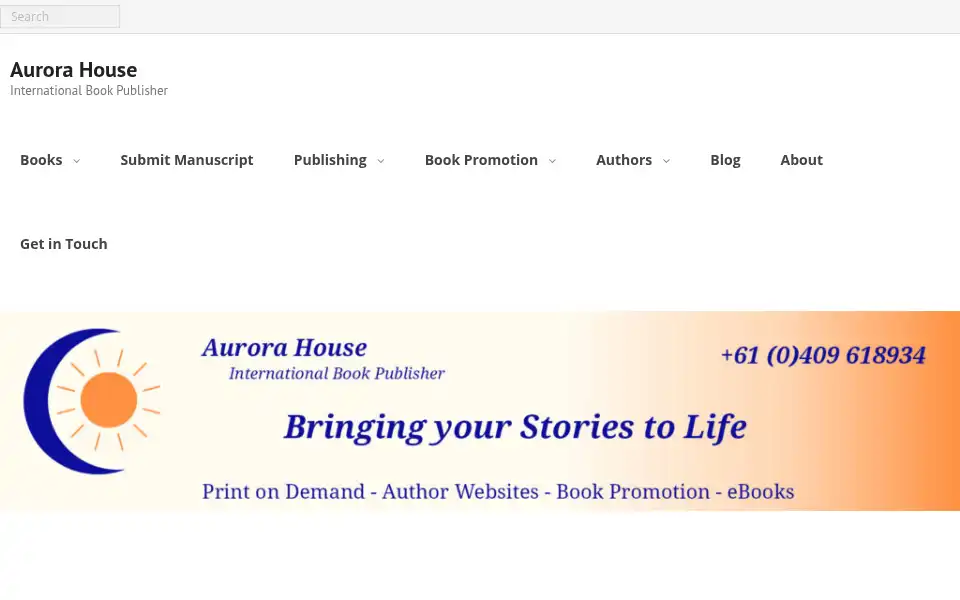 Screenshot of aurorahouse.com.au