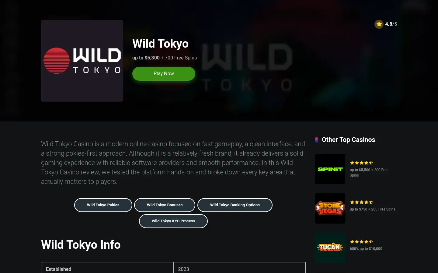 Screenshot of aussie-neosurf-casinos.net