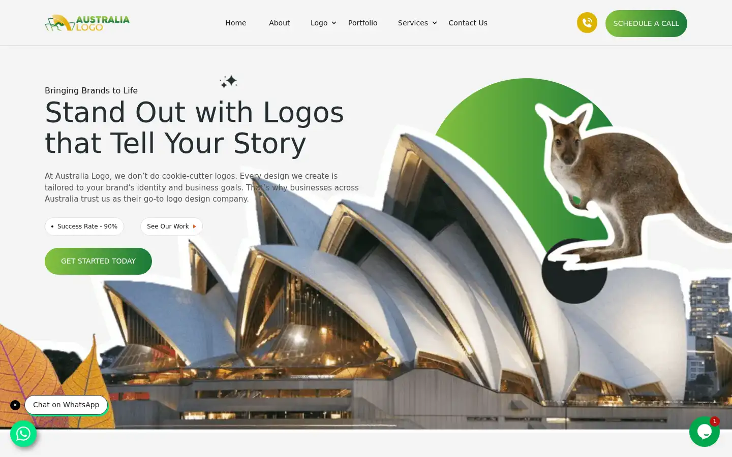 Screenshot of australialogo.com