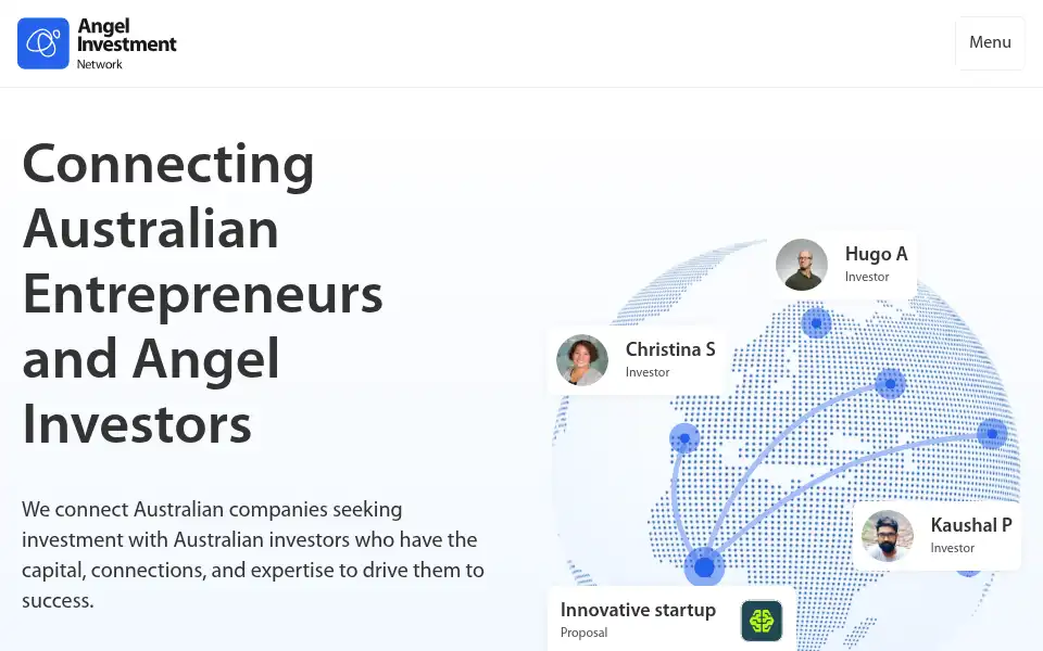 Screenshot of australianinvestmentnetwork.com