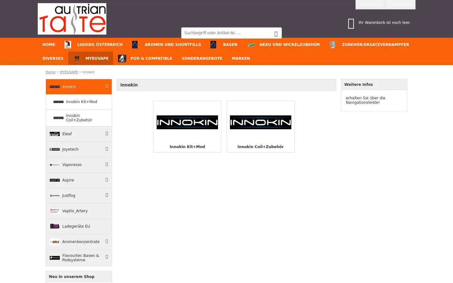 Screenshot of austrian-taste.at