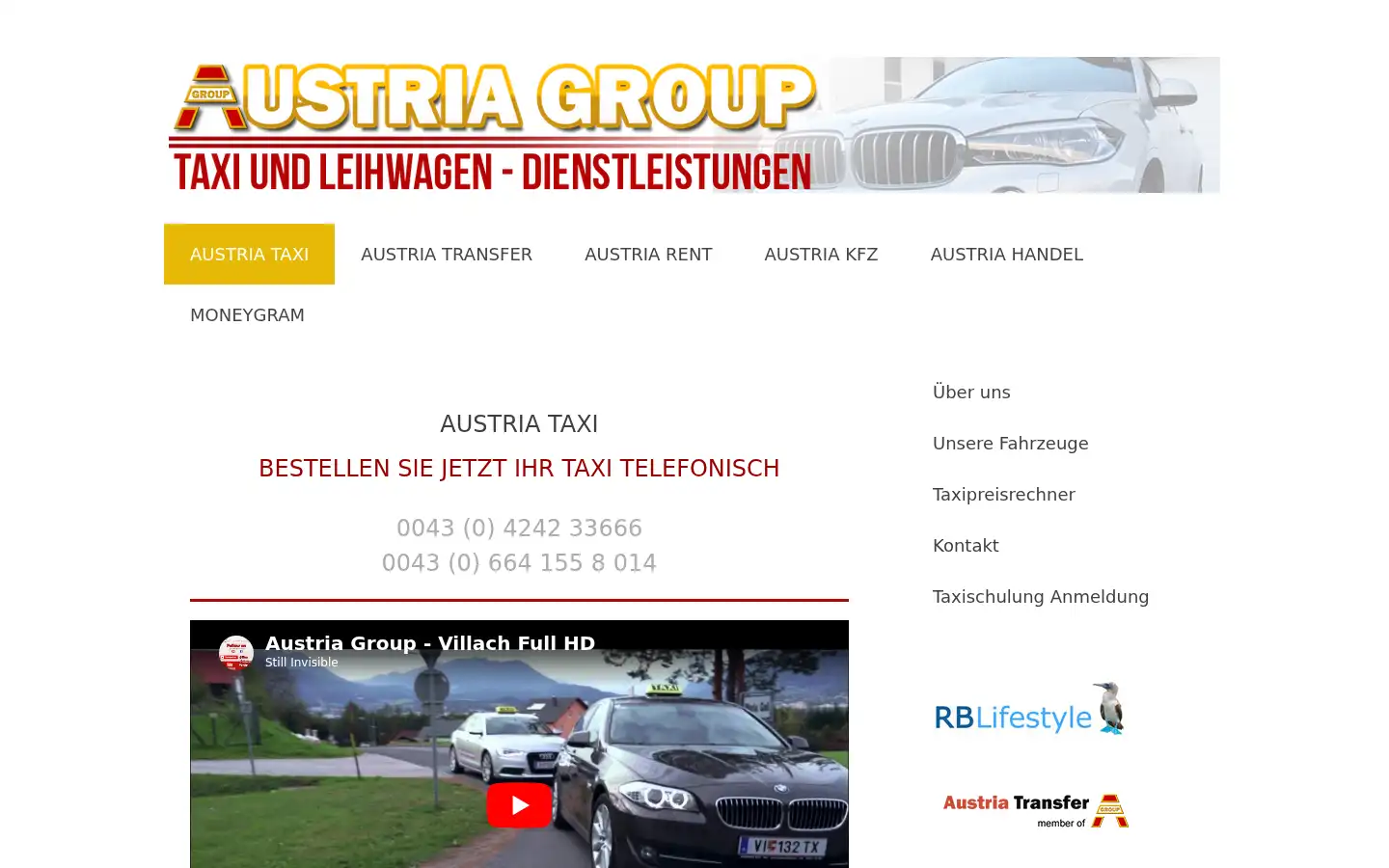 Screenshot of austriavillach.at