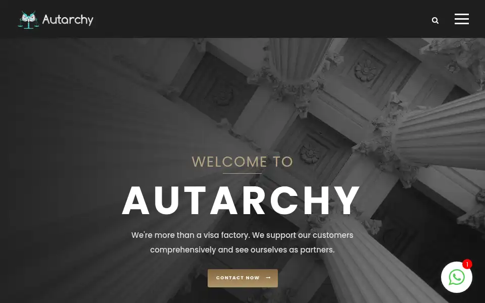 Screenshot of autarchy.co