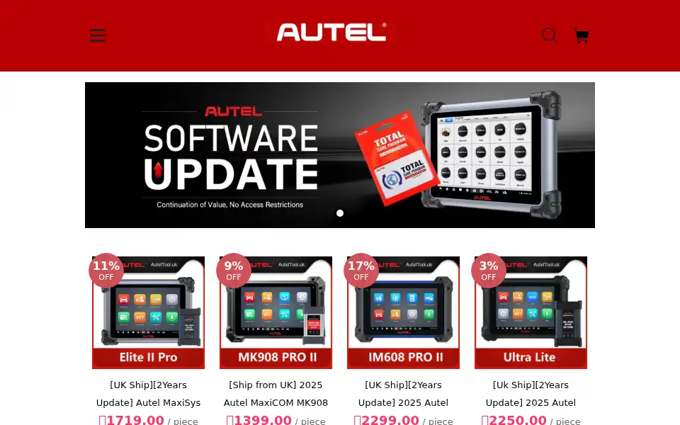Screenshot of auteltool.uk