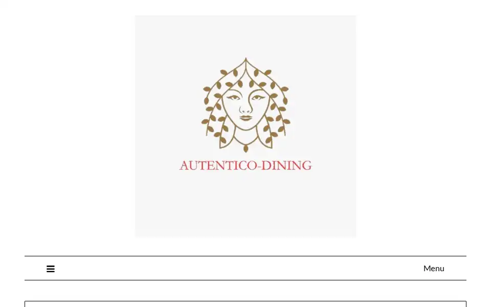 Screenshot of autentico-dining.co.uk