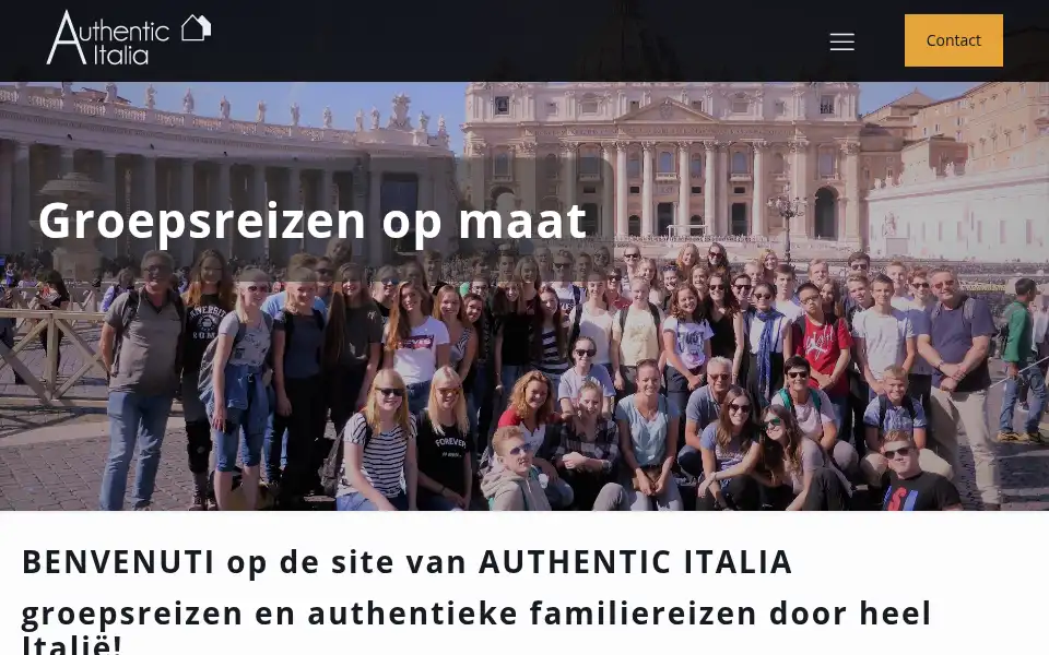 Screenshot of authentic-italia.nl