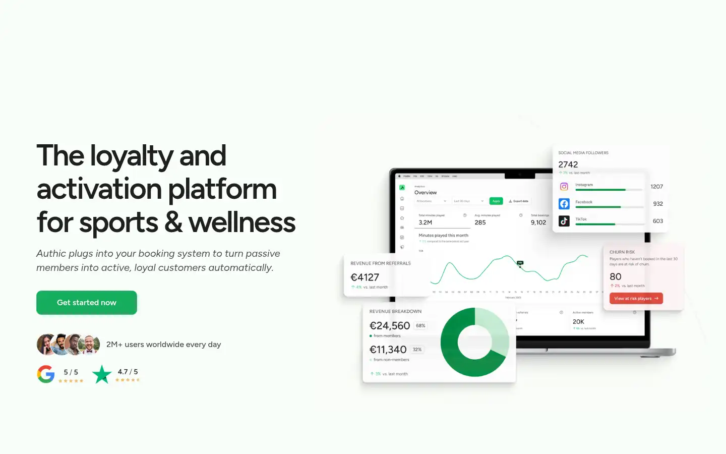 Screenshot of authic.io