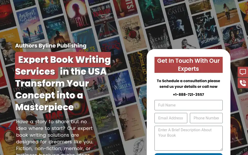 Screenshot of authorsbylinepublishing.com