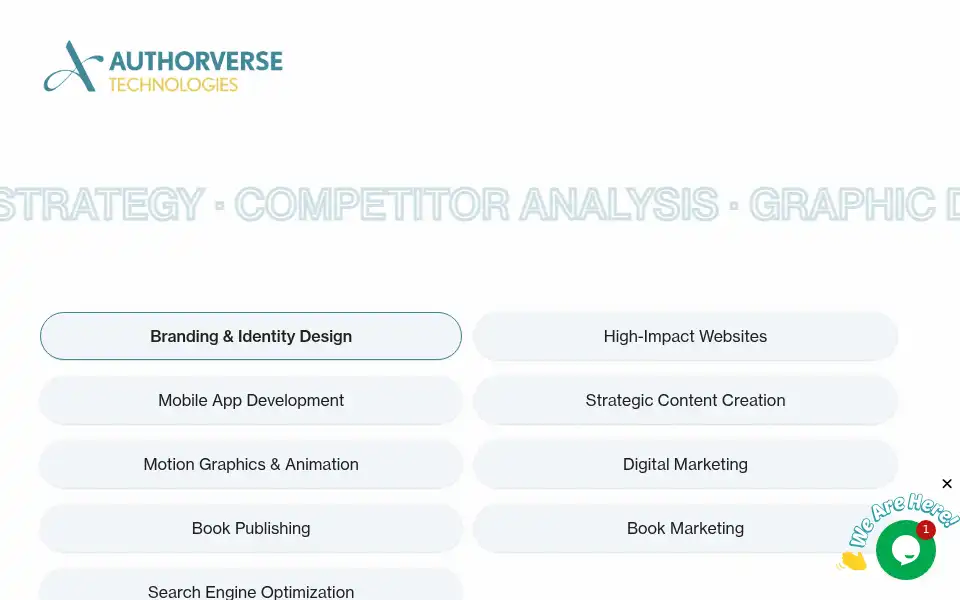 Screenshot of authorversetech.com