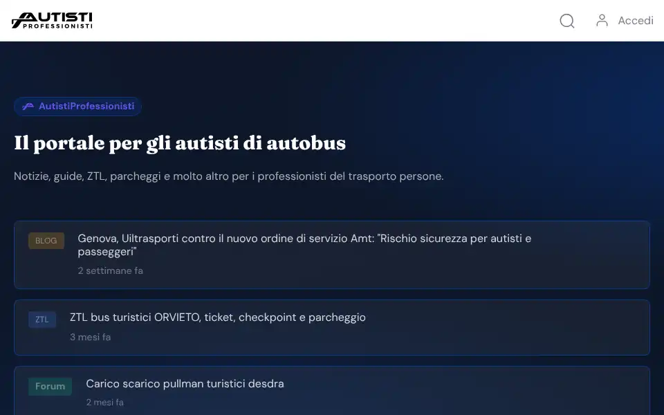 Screenshot of autistiprofessionisti.com