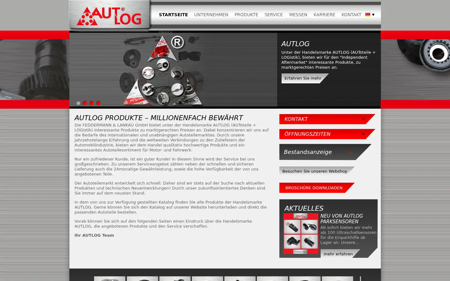 Screenshot of autlog-germany.de