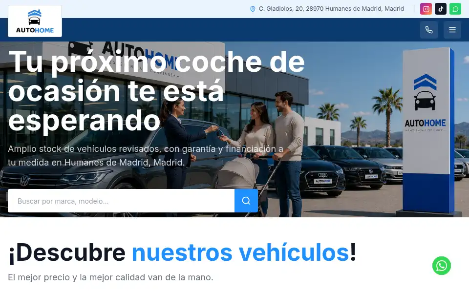 Screenshot of auto-home.es