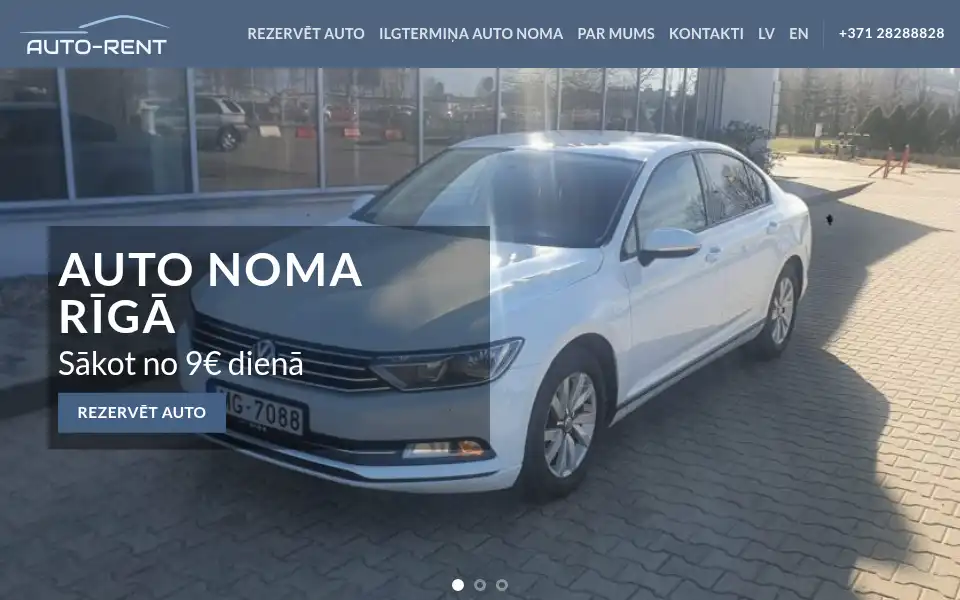 Screenshot of auto-rent.lv