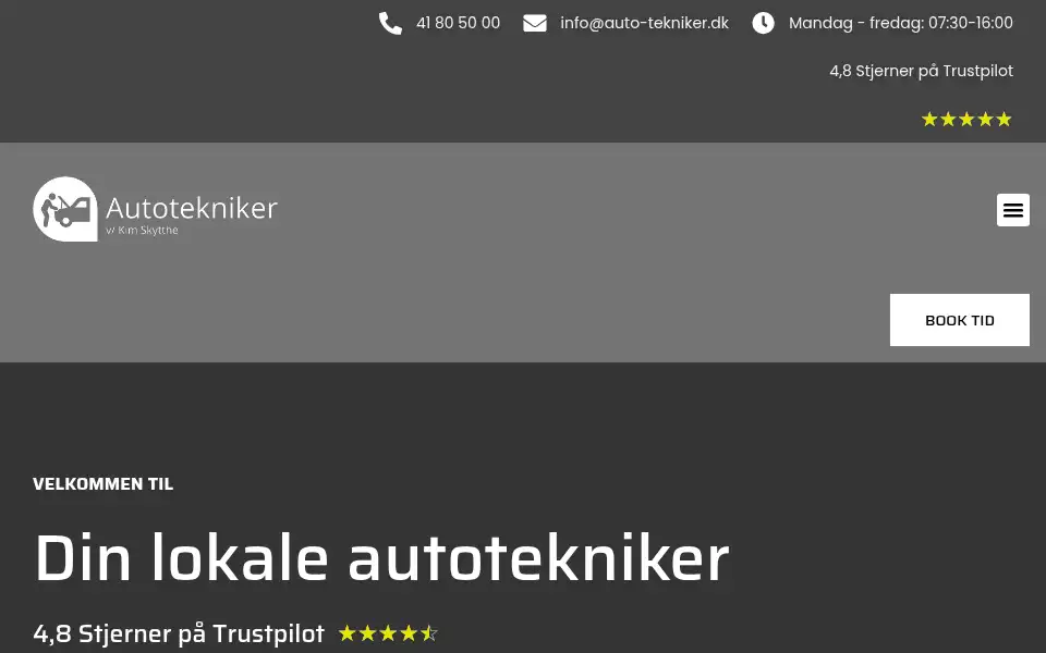 Screenshot of auto-tekniker.dk