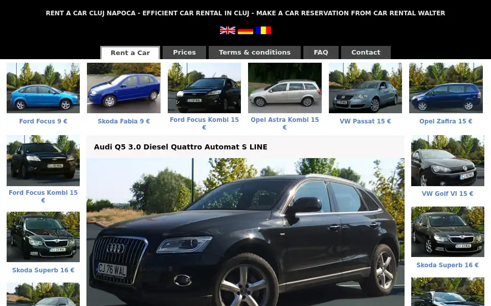 Screenshot of auto-walter.ro