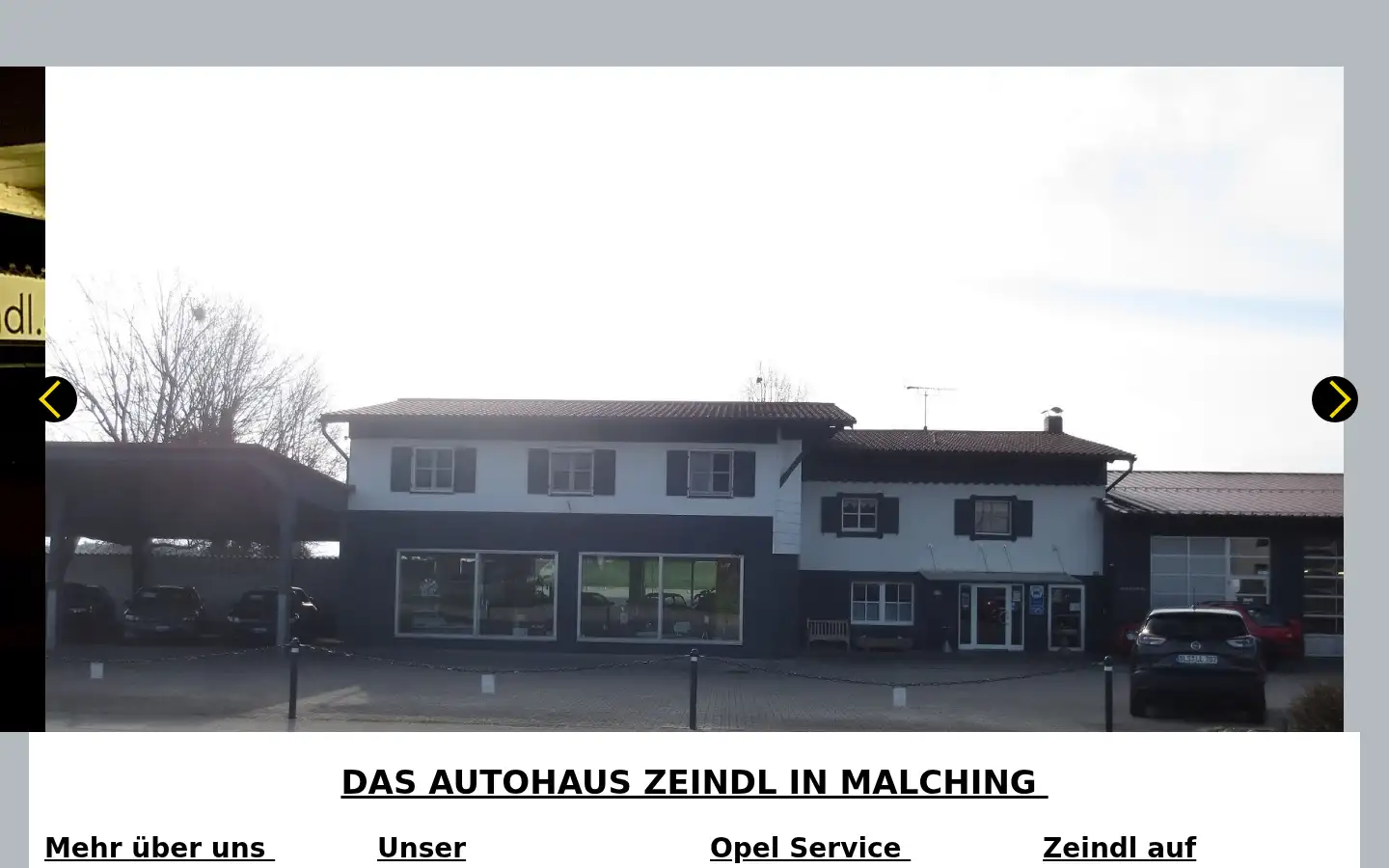 Screenshot of auto-zeindl.de