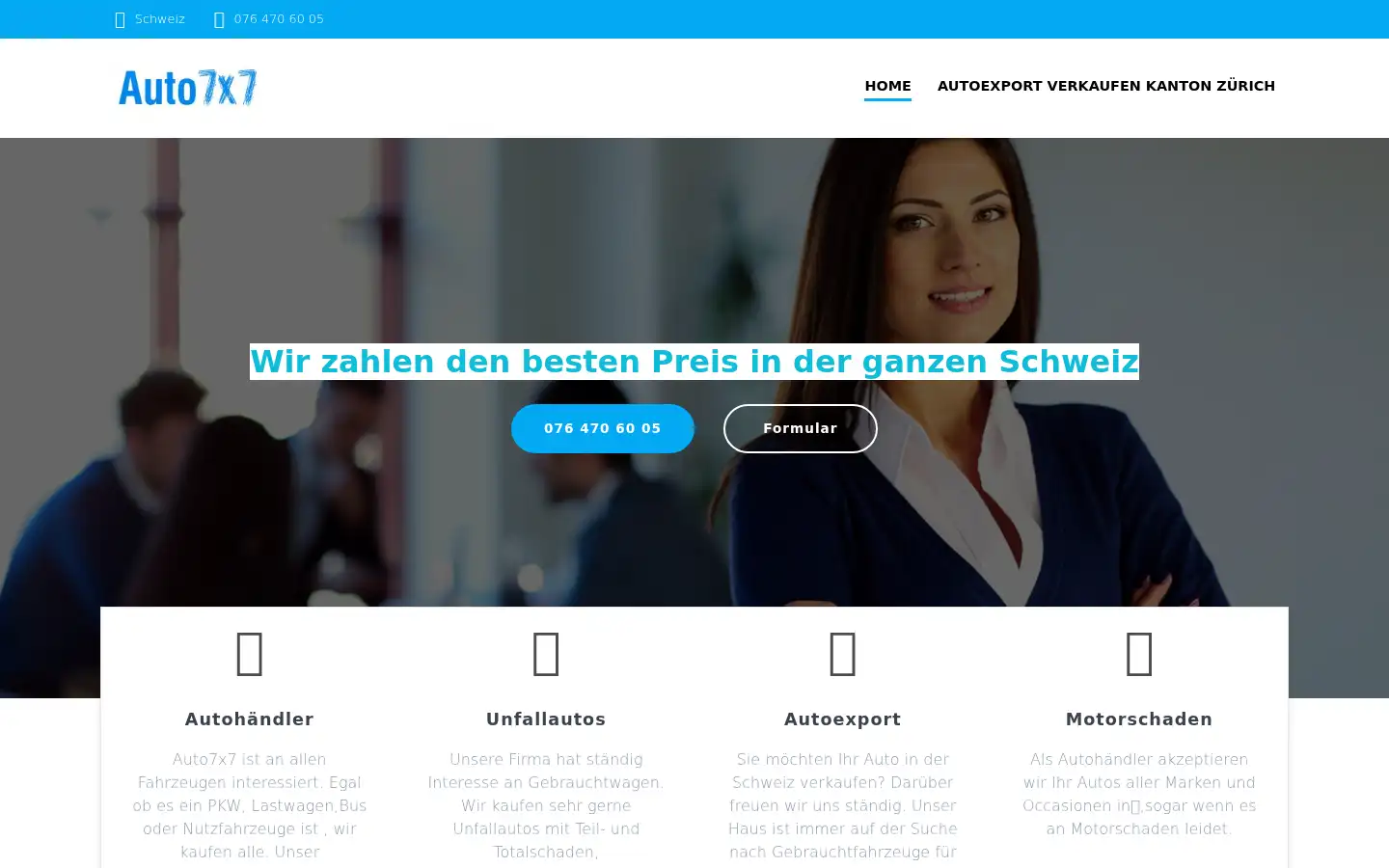 Screenshot of auto7x7.ch