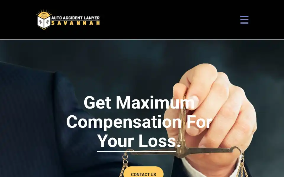 Screenshot of autoaccidentlawyersavannah.com