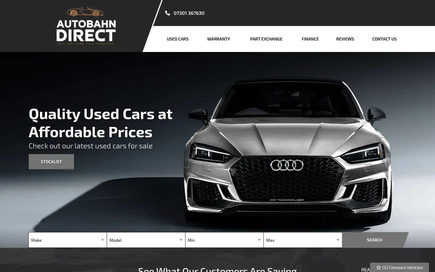 Screenshot of autobahn-london.co.uk