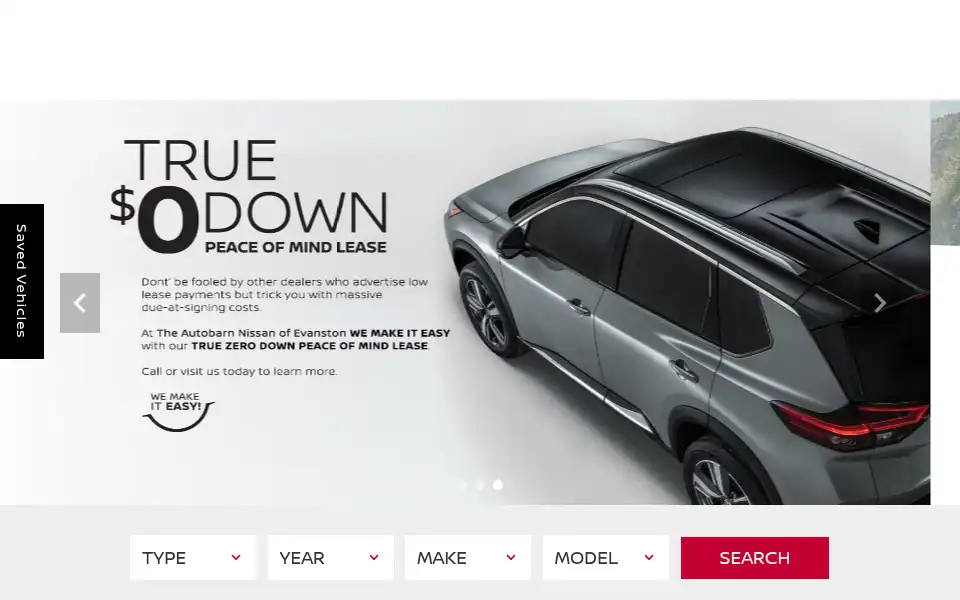 Screenshot of autobarnnissan.com