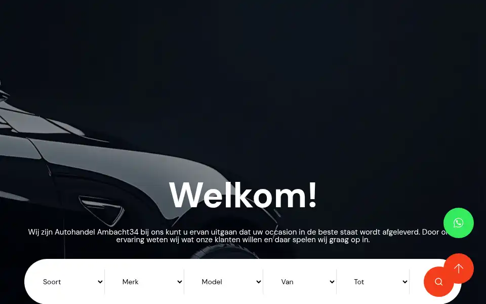 Screenshot of autobedrijfambacht34.nl