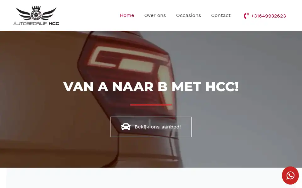 Screenshot of autobedrijfhcc.nl