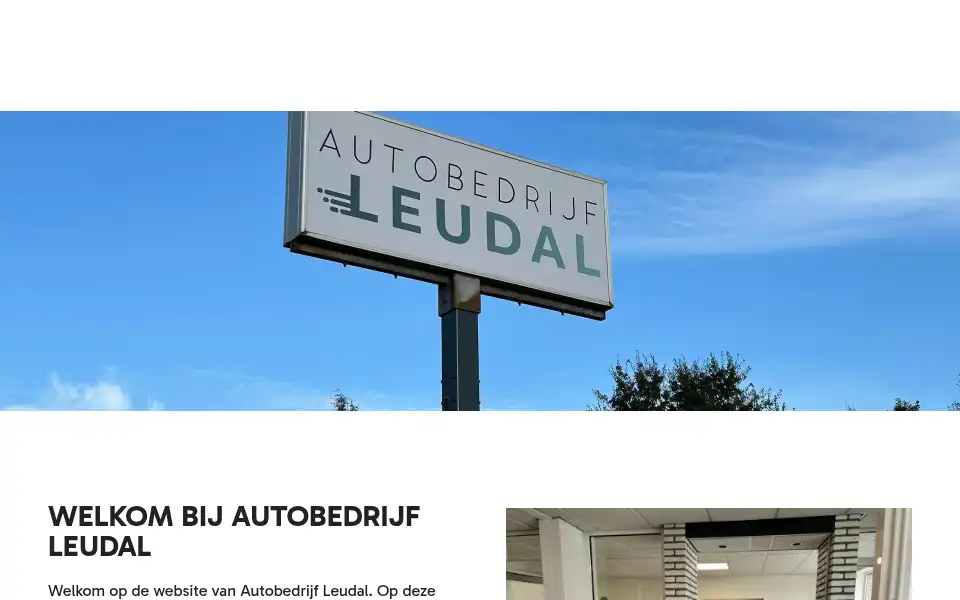 Screenshot of autobedrijfleudal.nl