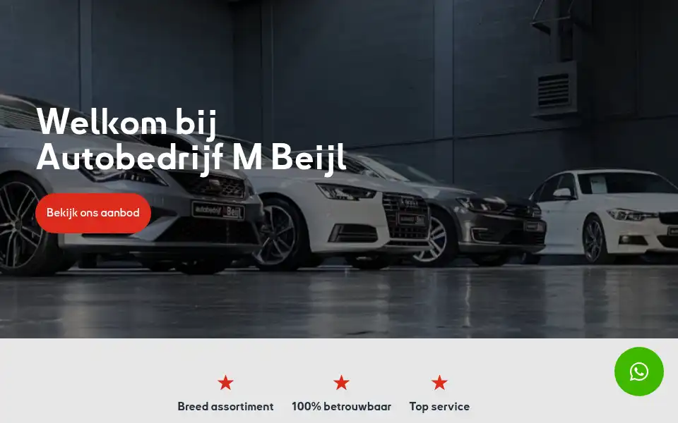 Screenshot of autobedrijfmbeijl.nl