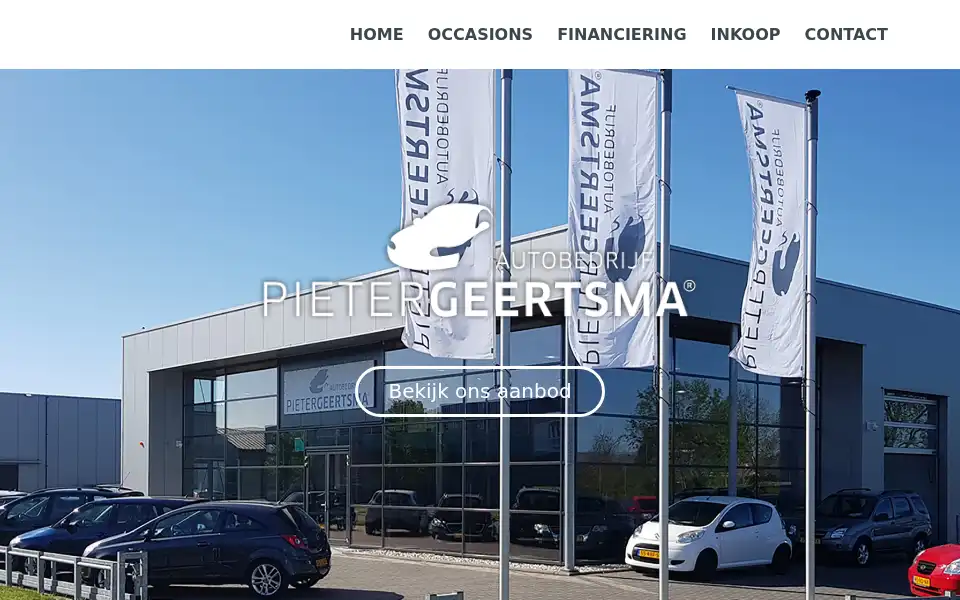Screenshot of autobedrijfpietergeertsma.nl