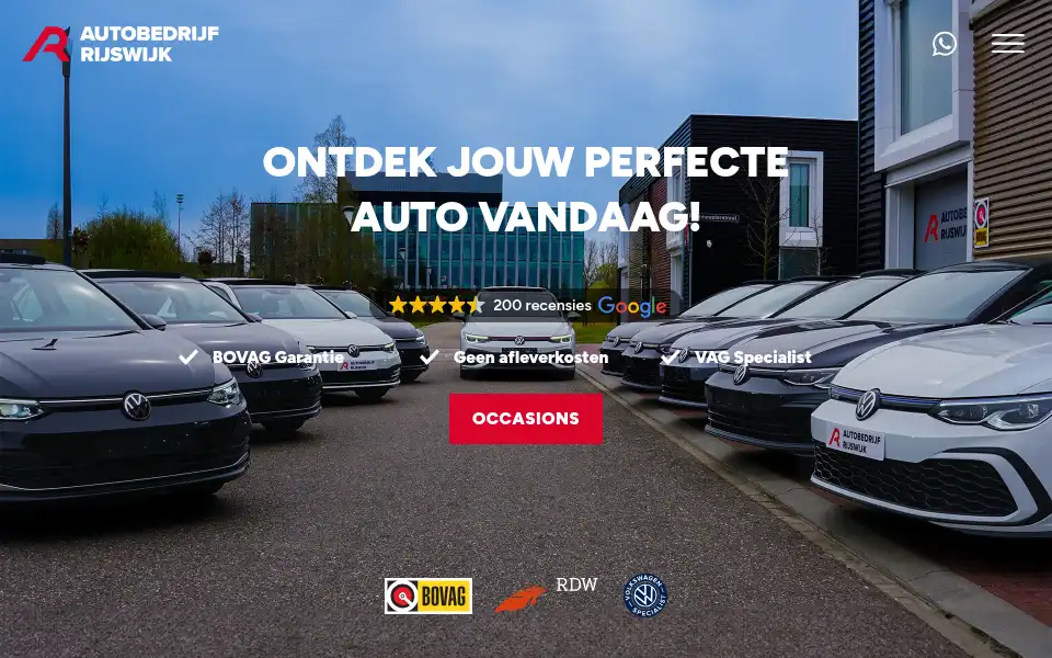 Screenshot of autobedrijfrijswijk.nl