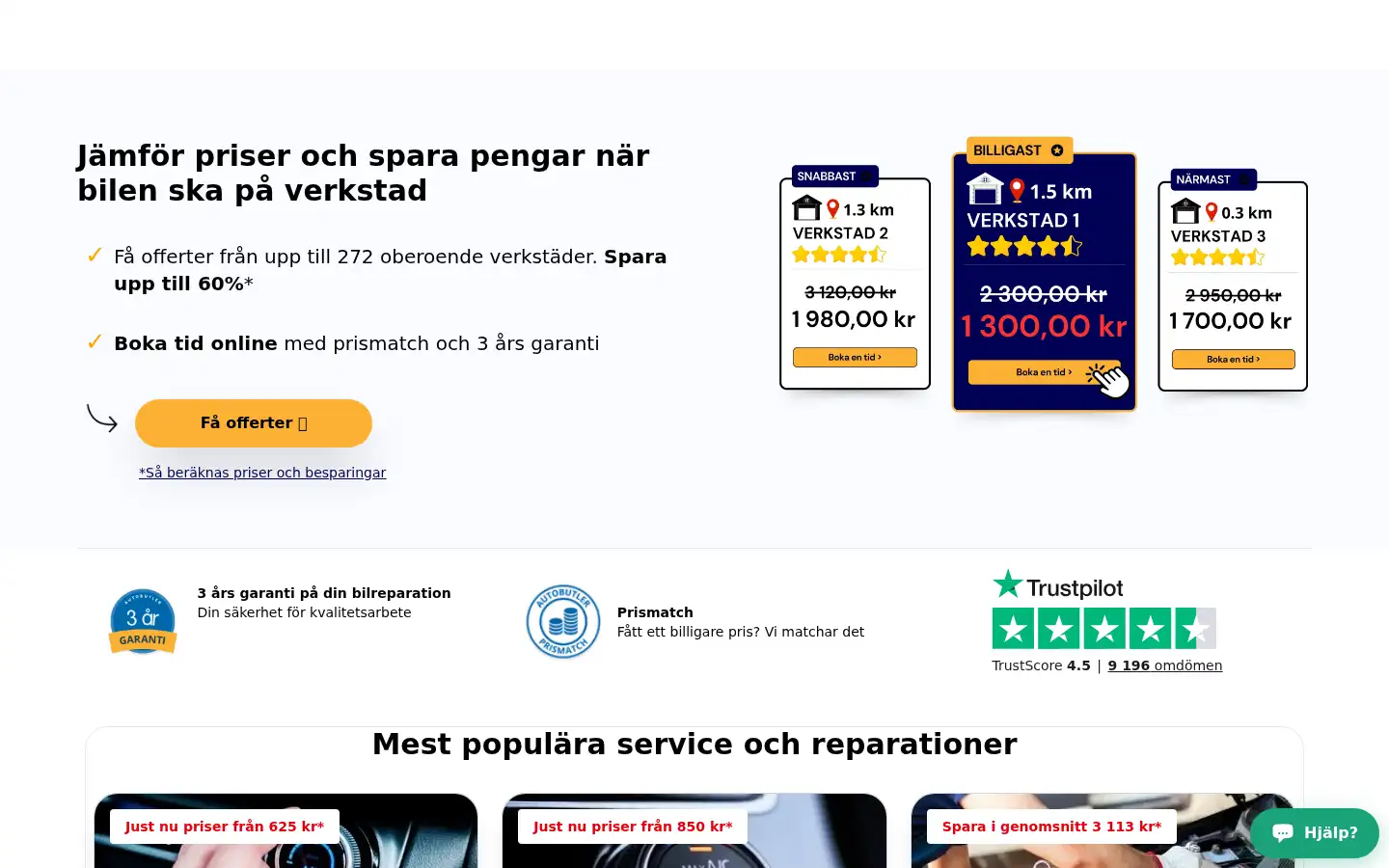 Screenshot of autobutler.se