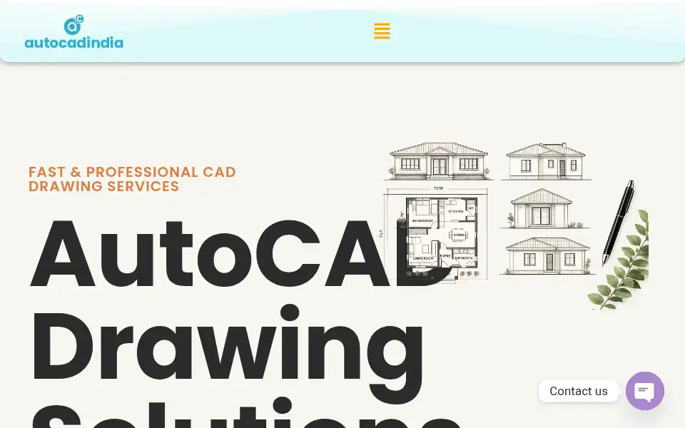 Screenshot of autocadindia.com