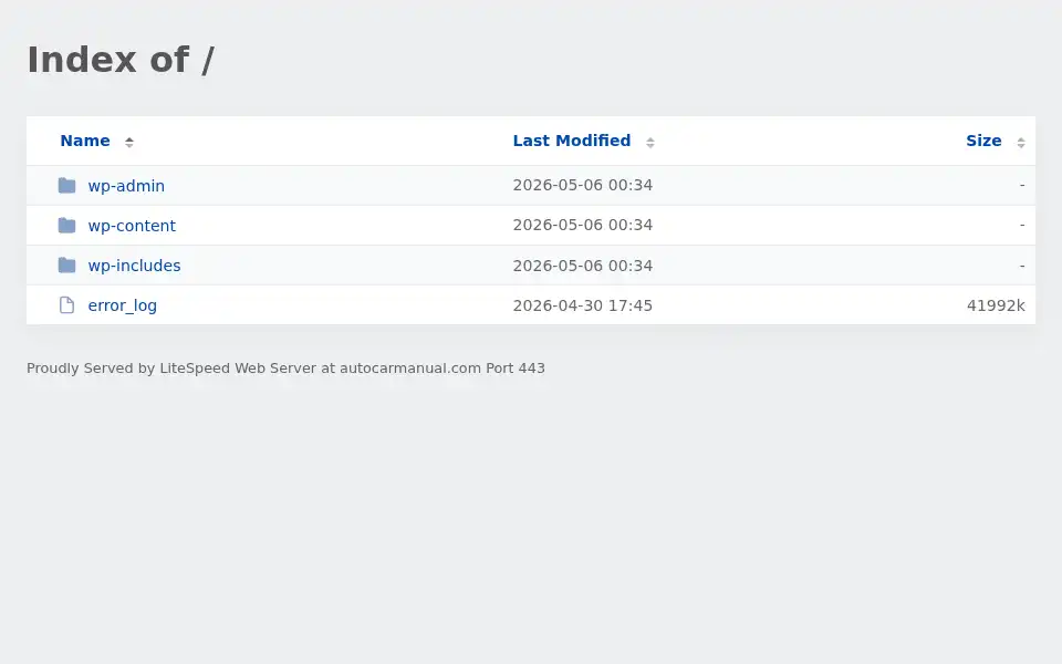Screenshot of autocarmanual.com