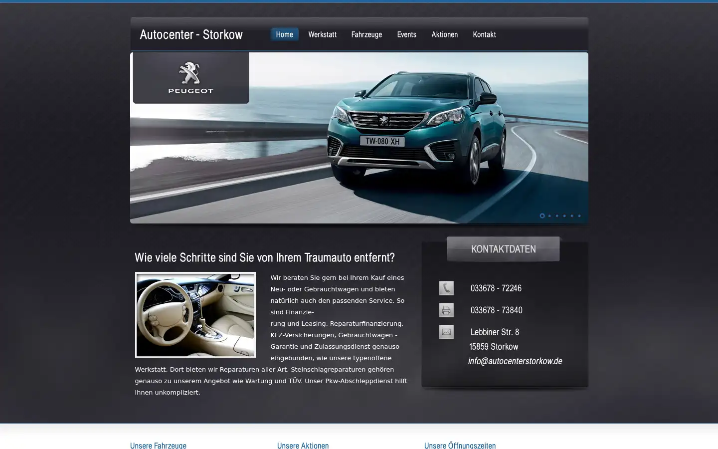 Screenshot of autocenterstorkow.de