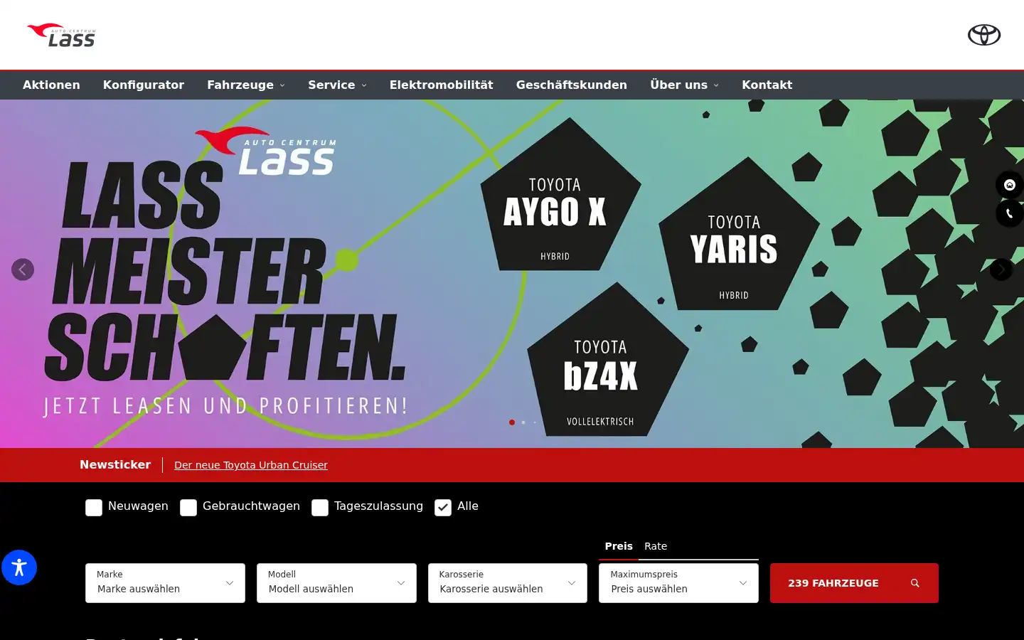 Screenshot of autocentrum-lass.de
