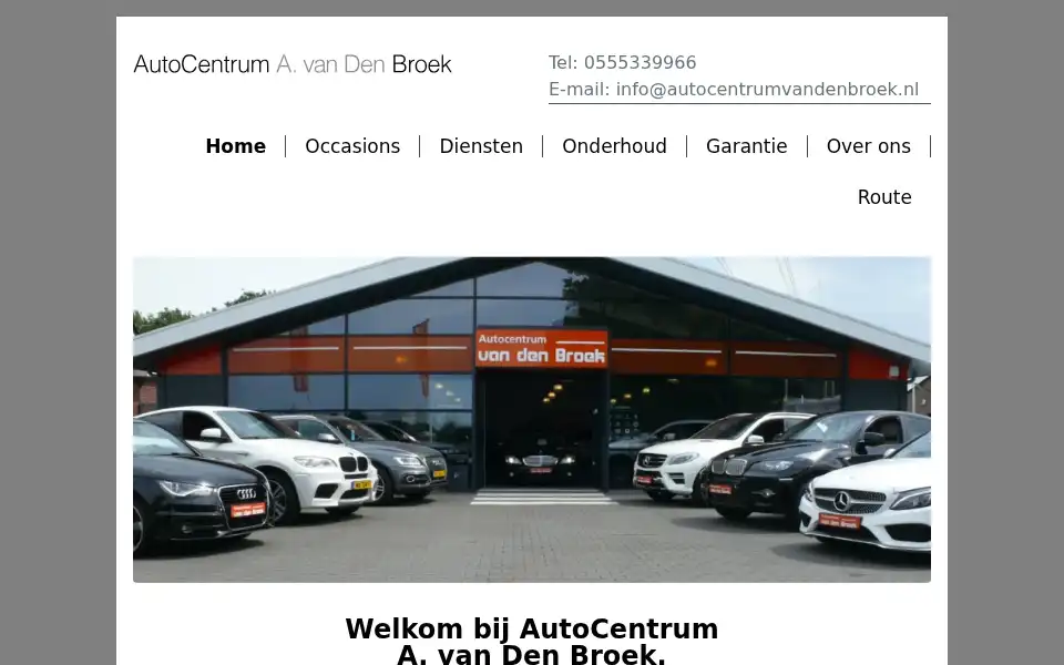 Screenshot of autocentrumvandenbroek.nl