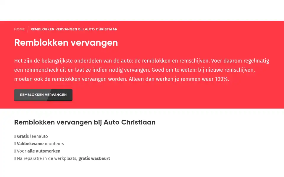 Screenshot of autochristiaan.nl