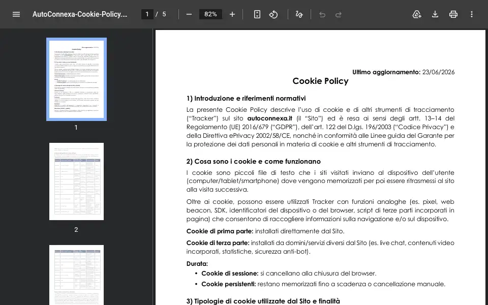 Screenshot of autoconnexa.it