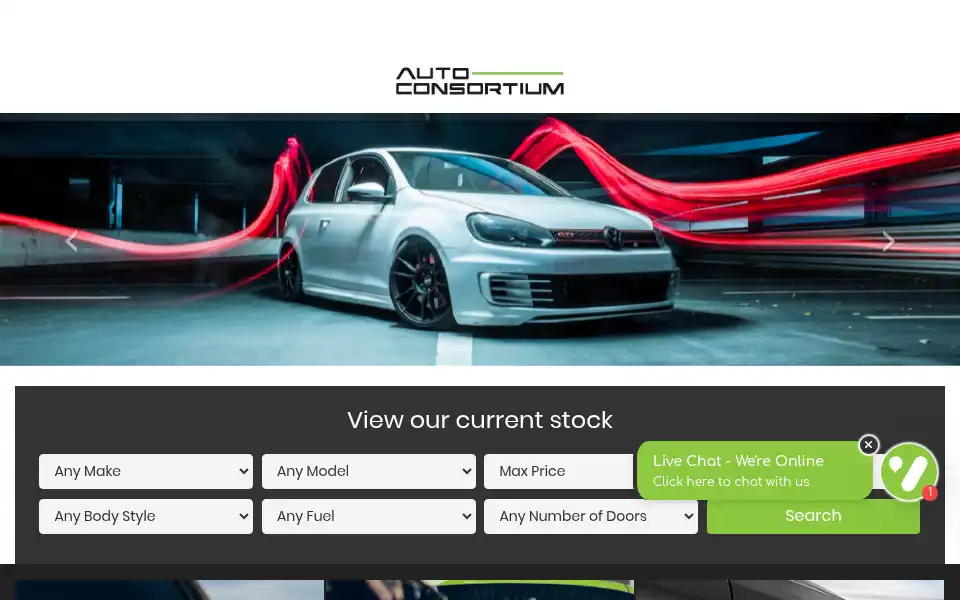 Screenshot of autoconsortium.co.uk
