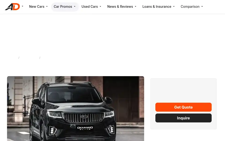 Screenshot of autodeal.com.ph