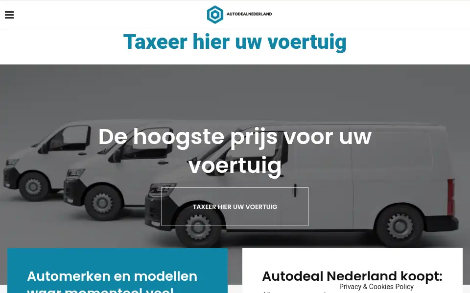 Screenshot of autodealnederland.com