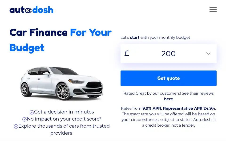 Screenshot of autodosh.co.uk