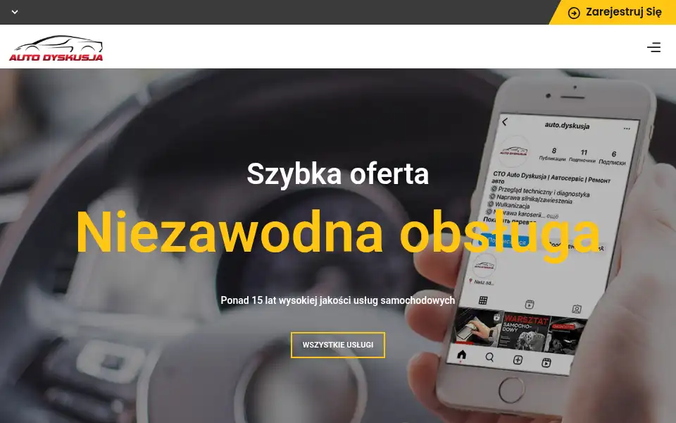 Screenshot of autodyskusja.pl