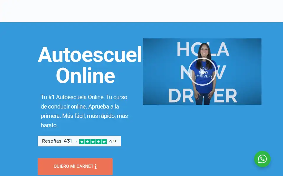 Screenshot of autoescuelaapp.es
