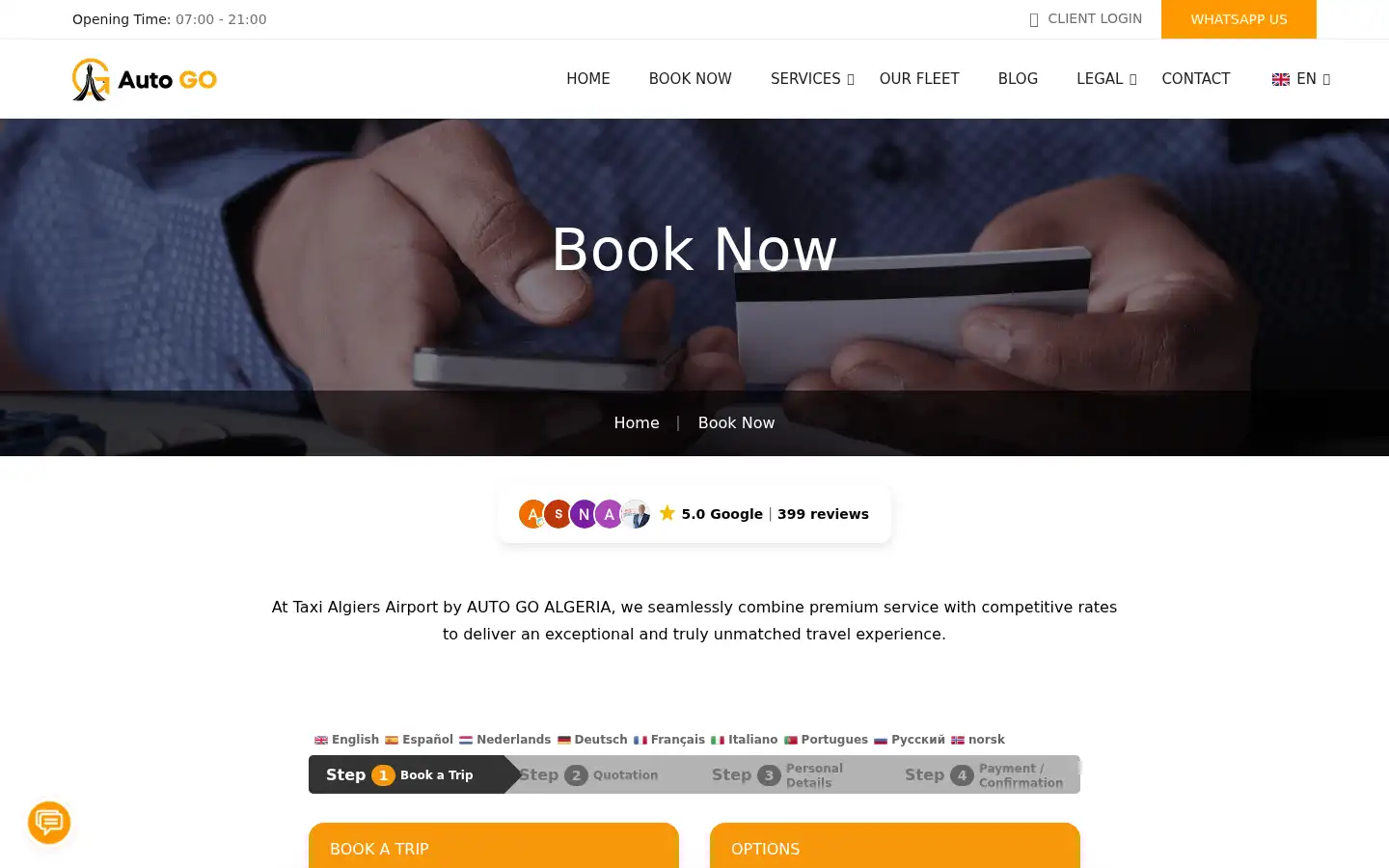 Screenshot of autogo-dz.com