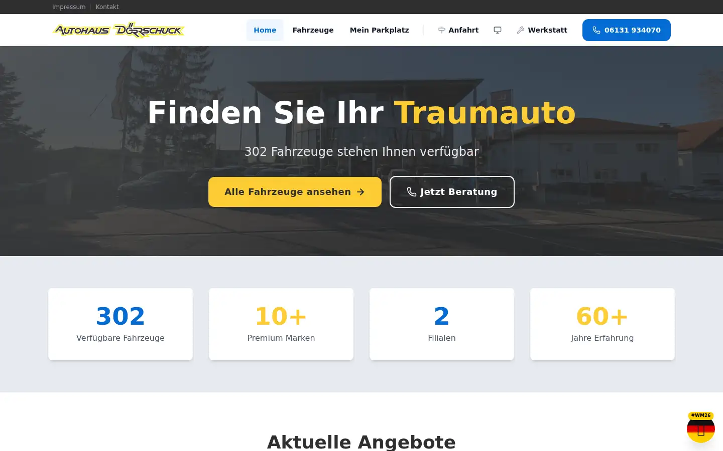 Screenshot of autohaus-doerrschuck.de