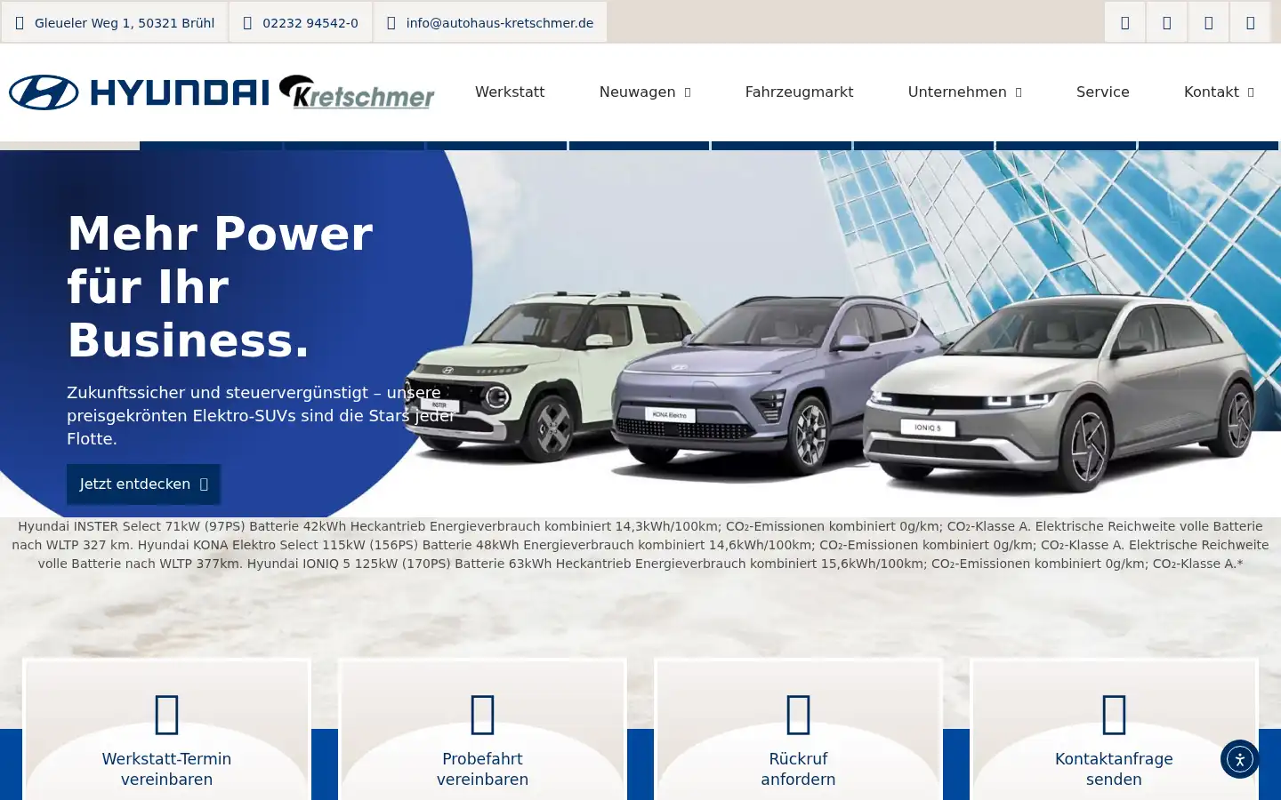 Screenshot of autohaus-kretschmer.de