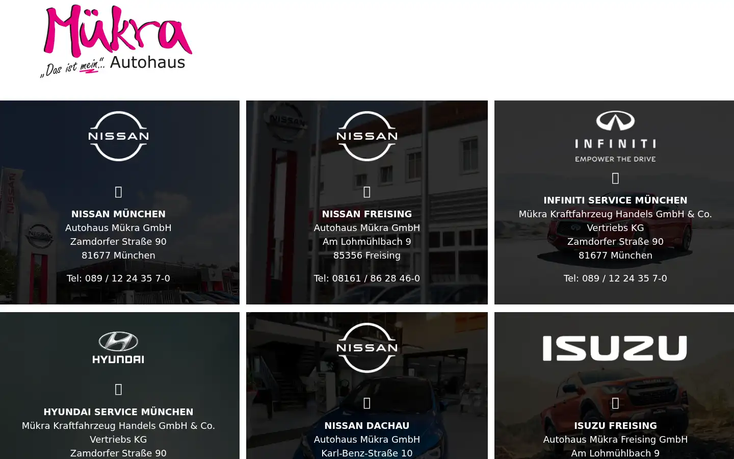 Screenshot of autohaus-muekra.de