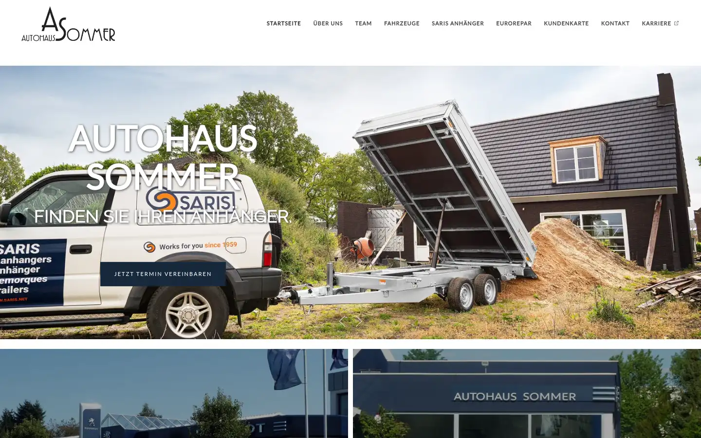 Screenshot of autohaus-sommer.net