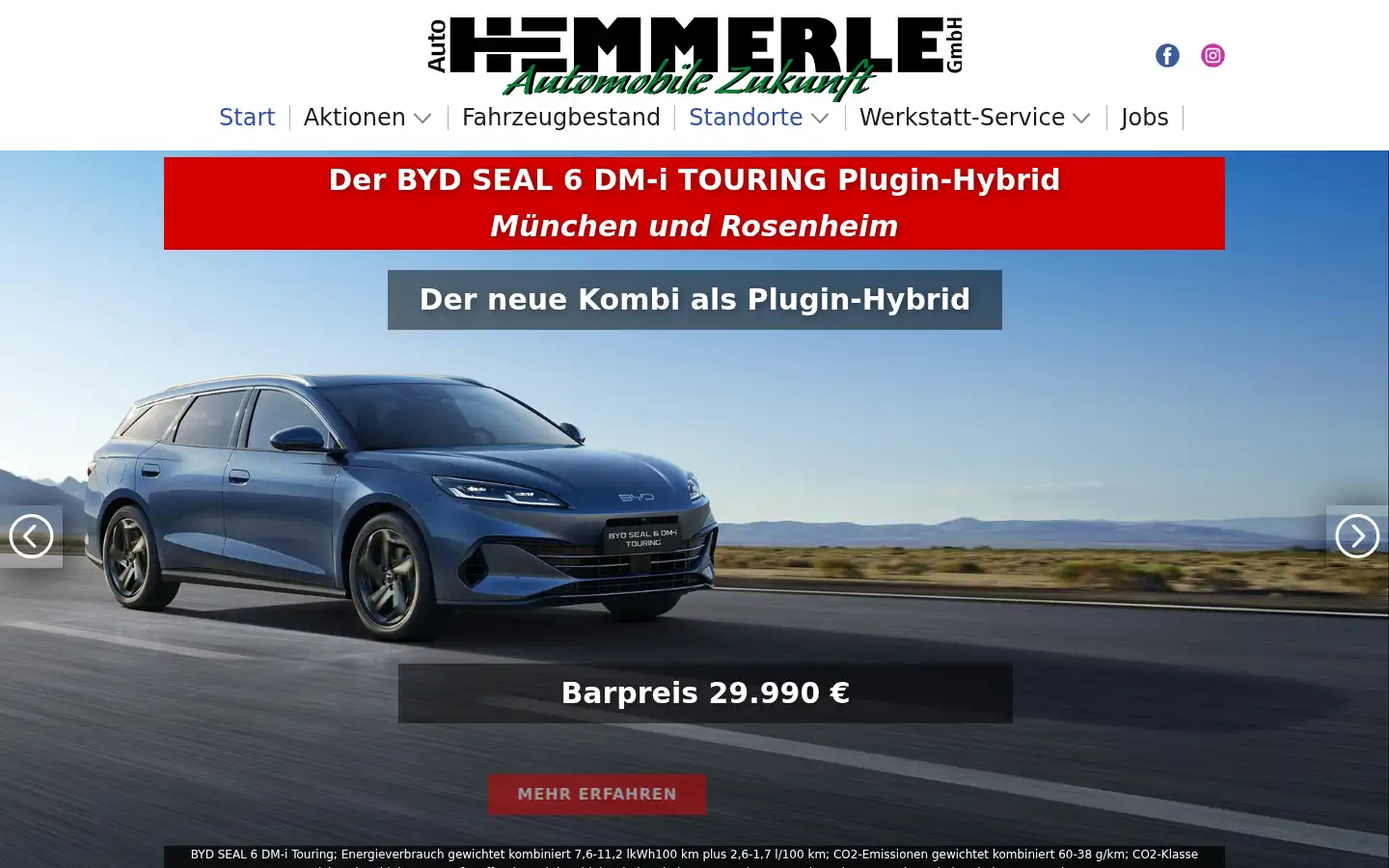 Screenshot of autohemmerle.de